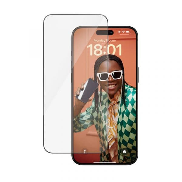 PanzerGlass Película Vidro para Apple iPhone 15 Pro Max Black