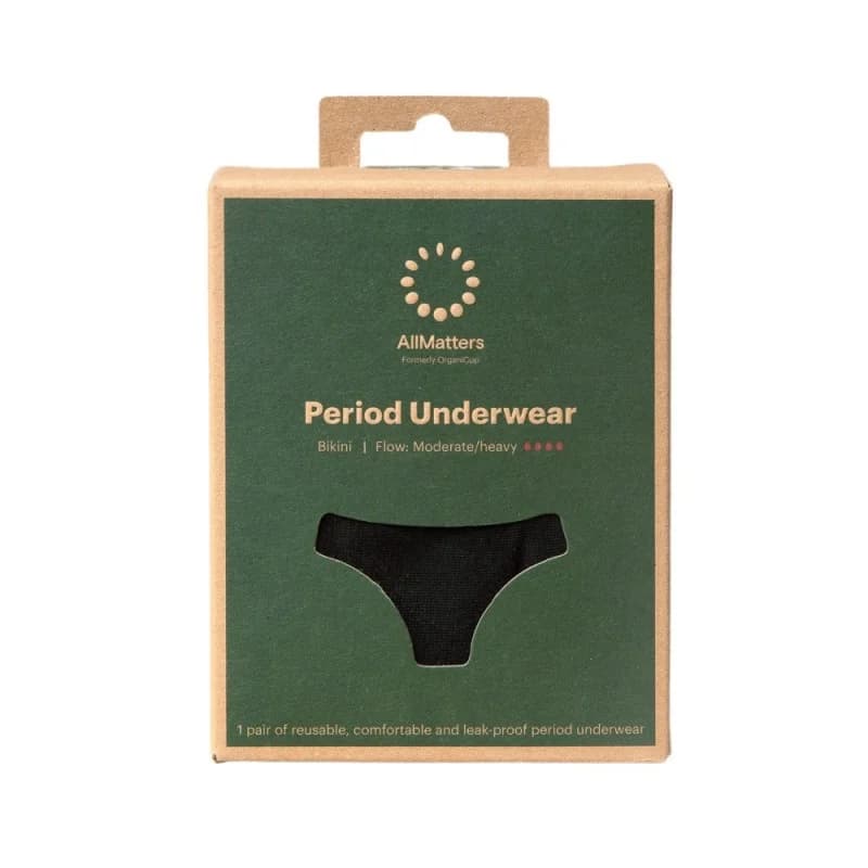 AllMatters Cueca Menstrual Bikini para Fluxo Abundante Size S