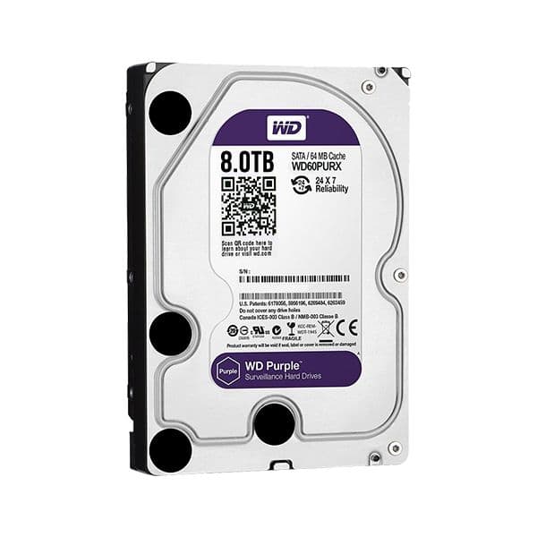 Western Digital 8TB 64MB SATAIII 6Gb/s - WD80PURX