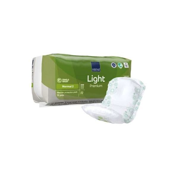 Abena Light Premium Discreet Single Wrap Normal Penso Incontinência 2 12 Unidades