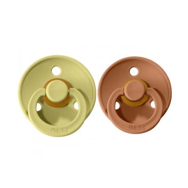 Bibs 2 Chupetas Colours 6-18M Meadow/Earth