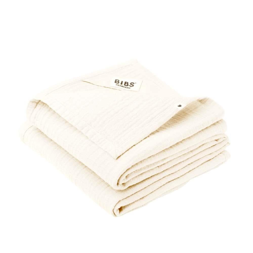 Bibs 2 Fraldas Musselina em Algodão 70x70 cm Ivory