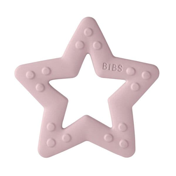BIBS Mordedor Baby Bitie Estrela Pink Plum