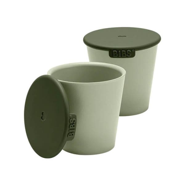 Bibs Copo com Tampa Sage 2 Unidades Un.