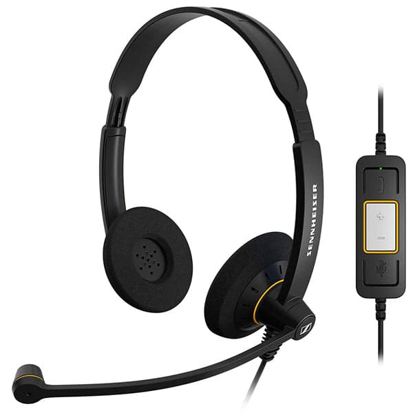 SENNHEISER IMPACT SC 60 USB ML Auscultadores Com fios Fita de cabeça Chamadas/Música USB Type-A Preto