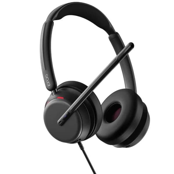 Epos IMPACT 860T ANC Headset USB-C com Cancelamento de Ruído para Escritório Preto