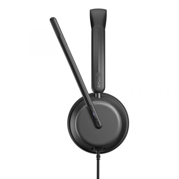 Epos IMPACT 860T ANC Headset USB-C com Cancelamento de Ruído para Escritório Preto