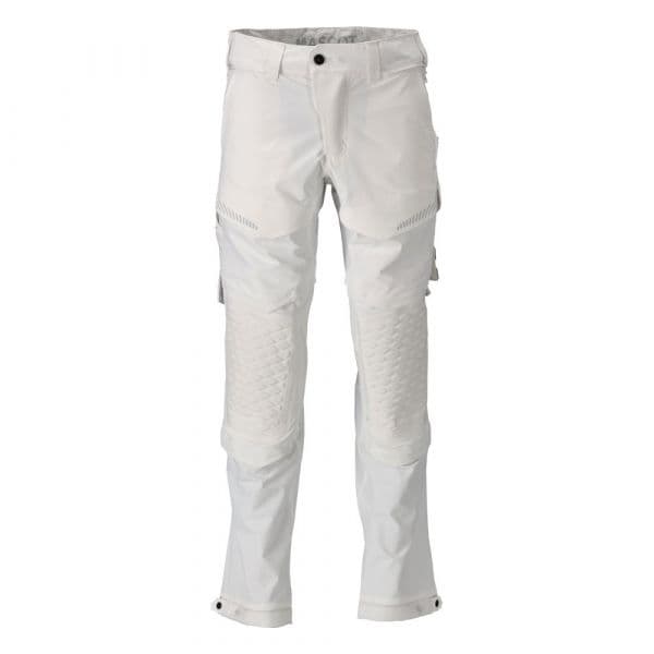 Mascot Customized 22279 Big Trousers With Knee Pad Pockets Branco 54 / 32