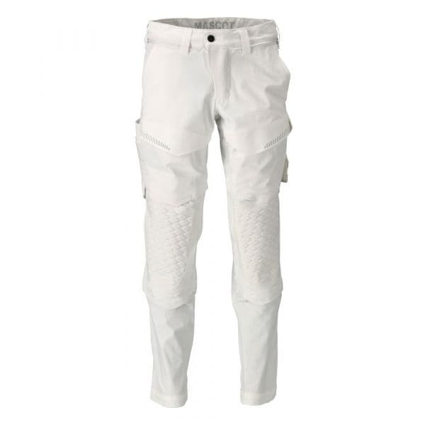 Mascot Customized 22079 Big Trousers With Knee Pad Pockets Branco 51 / 32