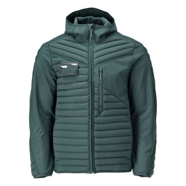 Mascot Customized 22215 Jacket With Hood Verde 3XL