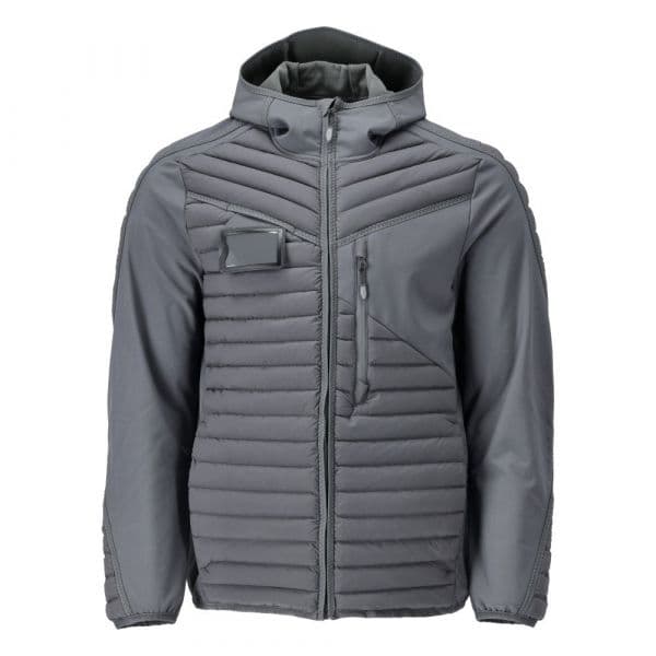 Mascot Customized 22215 Jacket With Hood Cinzento S