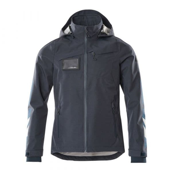 Mascot Accelerate 18301 Jacket With Outer Lining Hood Azul 6XL