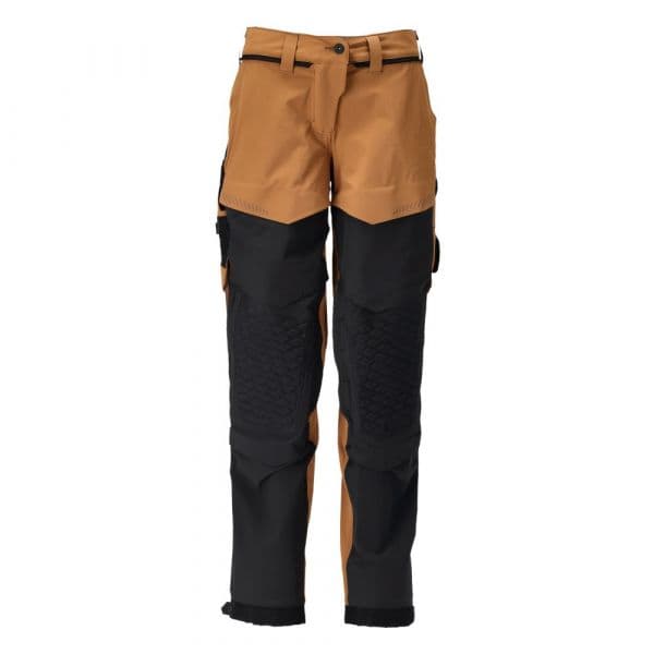 Mascot Customized 22278 Big Trousers With Knee Pad Pockets Castanho 46 / 30