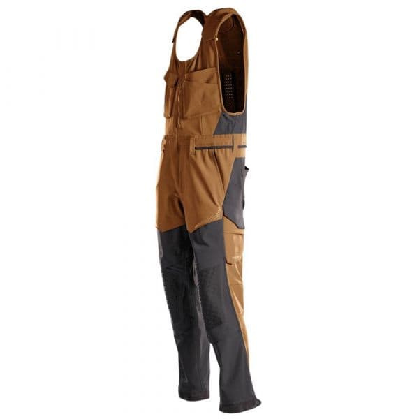 Mascot Customized 22069 Combi Suit With Knee Pad Pockets Castanho 58 / 82
