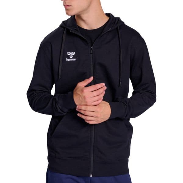 Hummel Sweatshirt com Capuz Hmlgo 2.0 Zip Hoodie 224837-2001 S Preto