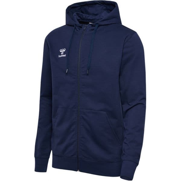 Hummel Sweatshirt com Capuz Hmlgo 2.0 Zip Hoodie 224837-7026 3XL Azul
