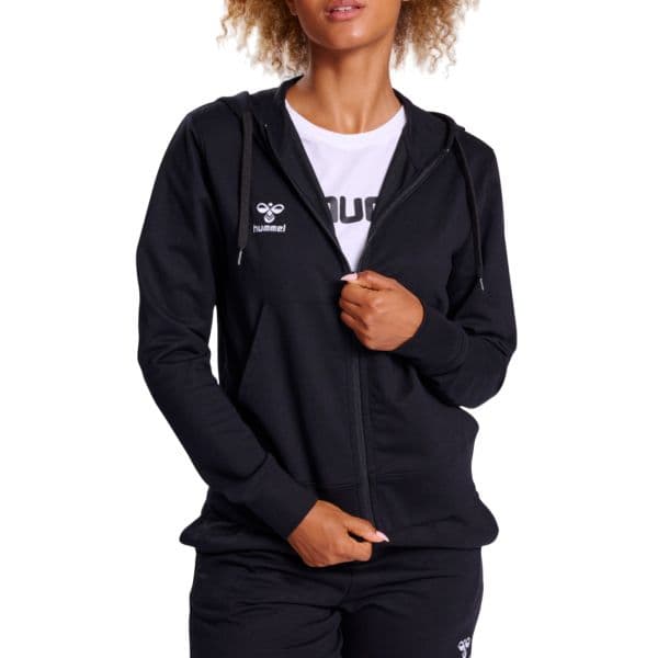 Hummel Sweatshirt com Capuz Hmlgo 2.0 Zip Hoodie Woman 224839-2001 XL Preto