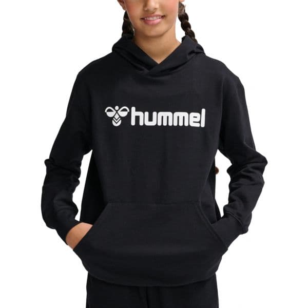 Hummel Sweatshirt com Capuz Hmlgo 2.0 Logo Hoodie 224844-2001 116 Preto
