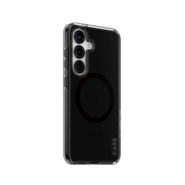 PanzerGlass Capa Urban Combat para Samsung Galaxy S25 Black/Semi-Clear Smoke