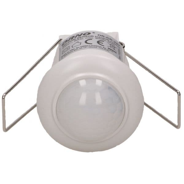 Orno Sensor de Movimento Pir Branco para Encastrar - OR-CR-257