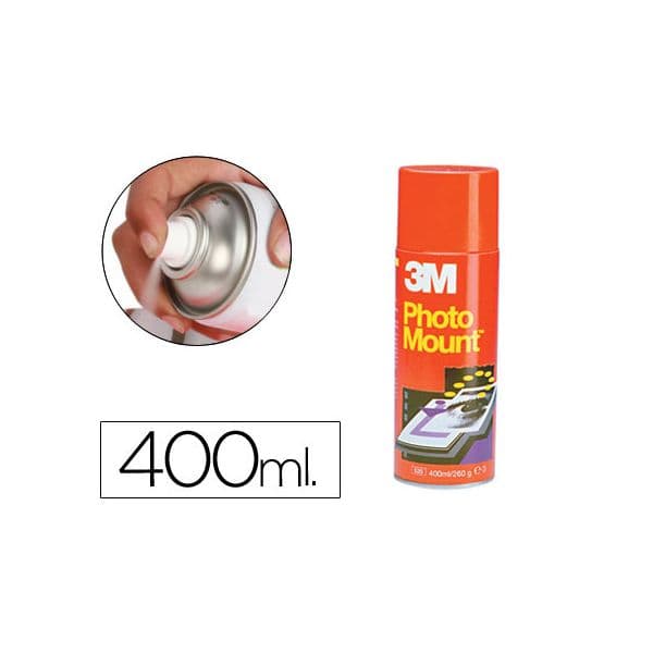 3M Cola Spray PhotoMount Permanente 400ml - COL-MOMMM2638