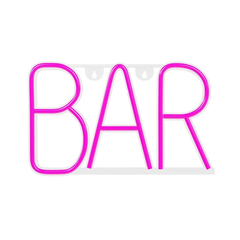 Forever Luz Decorativa led Neon Rosa Bar - FLNE24