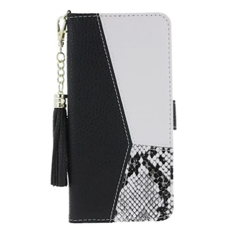 Capa Livro Charms Etui iPhone 14 Pro Max Black