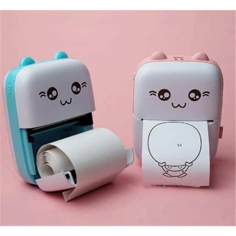 Máquina de Impressão Bluetooth MAXLIFE Mxtp-100 Rosa