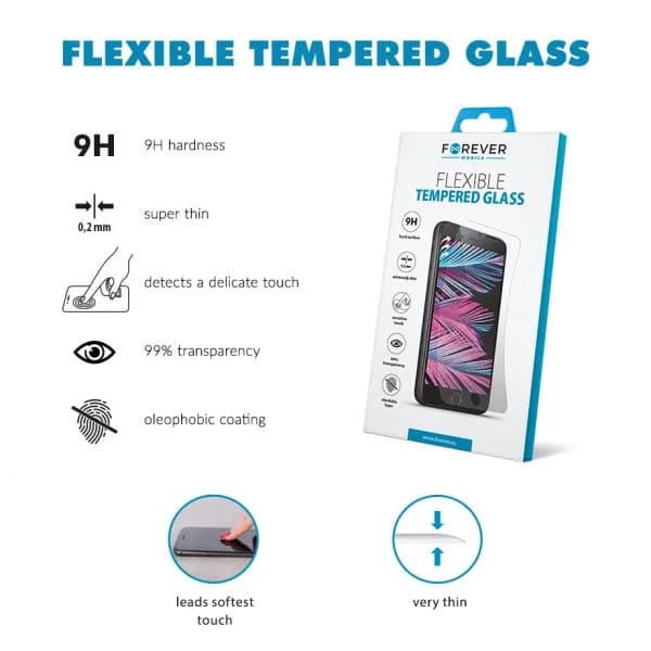 Película Flexível De Vidro Temperado para iPhone X/XS/11 Pro