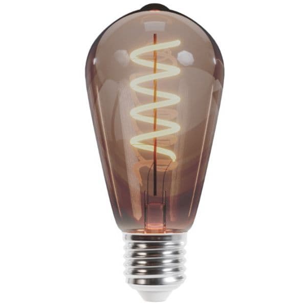 Lâmpada LED E27 ST64 4W 230V 2000K 250lm Sf Smoked