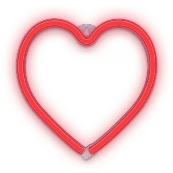 Forever Luz Decorativa led Neon Vermelho em Forma de Coração - FLNEO7