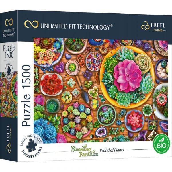 Trefl Puzzle Do Mundo Primitivo Das Plantas 1500 Peças