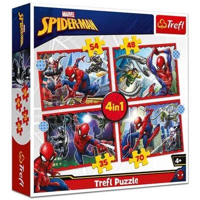 Puzzle 4 em 1 Spider-Man Trefl 34384
