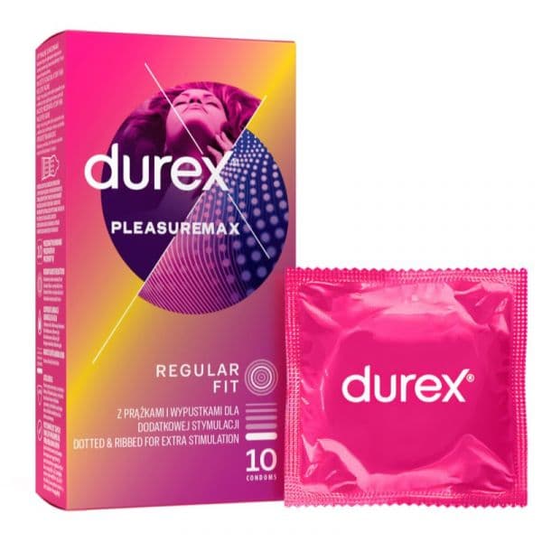 Durex Pleasuremax Preservativos 10 Unidades