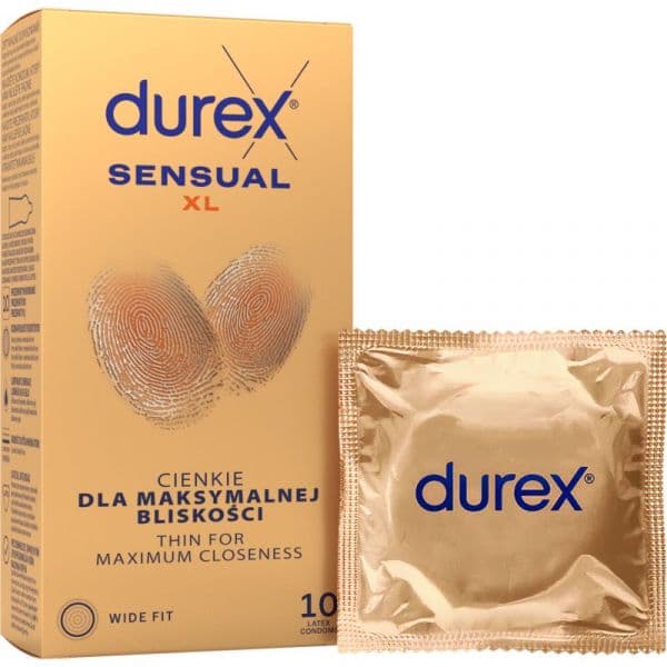 Durex Sensual Xl Preservativos 10 Unidades