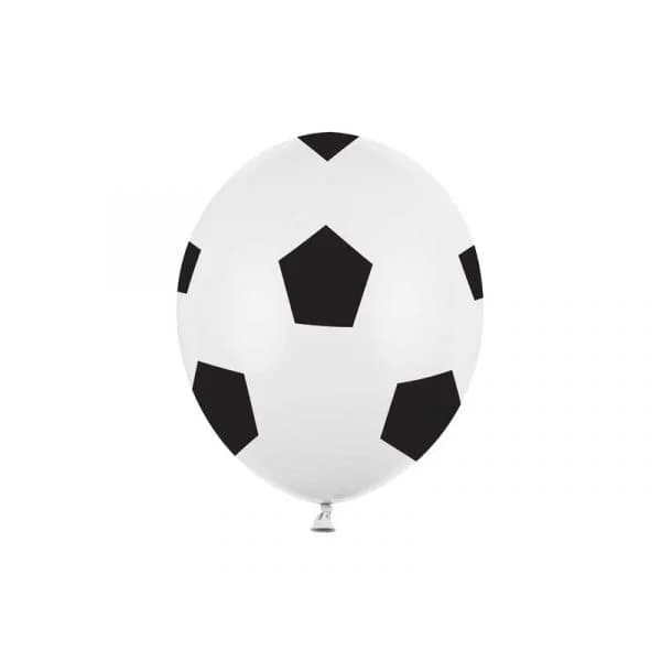 Partydeco 6 Balões Bola de Futebol - 3396861