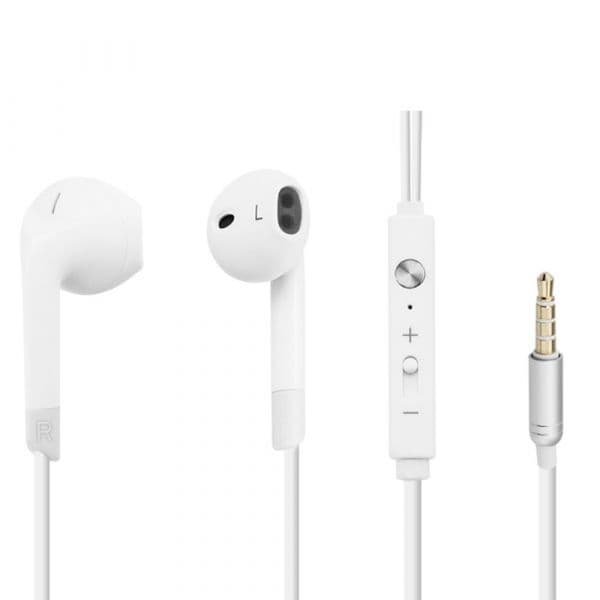 DIV Auriculares Stereo c/ Fios B-17 Microfone White