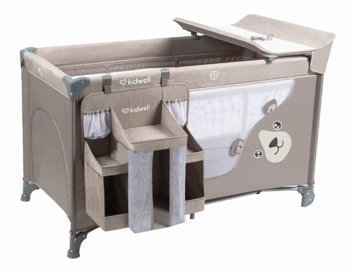 Cama de viagem com acessórios Kidwell Blissy Beige