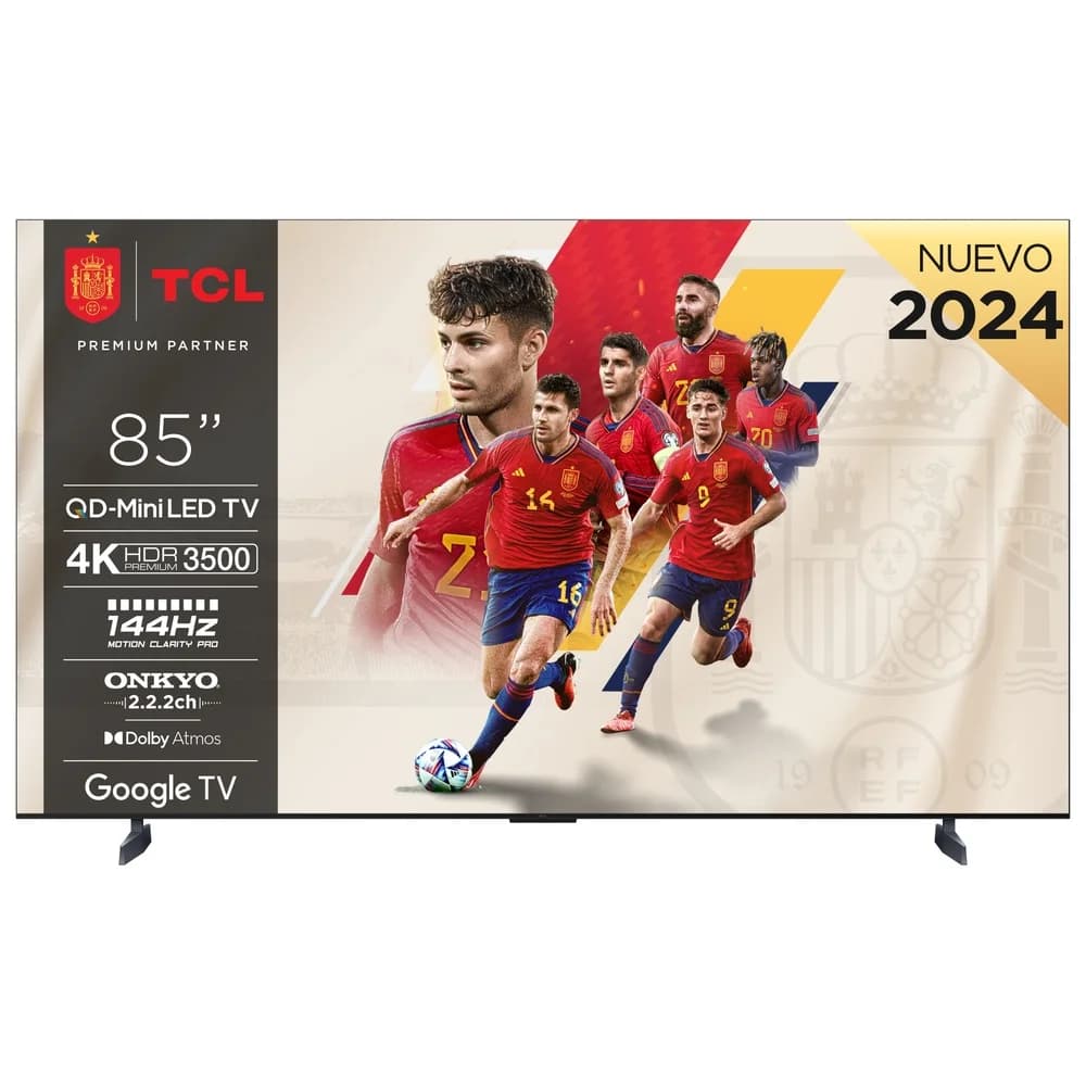TV TCL 85" 85C855 QD-Mini LED QLED Smart TV Google TV 4K HDR