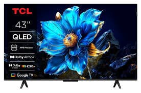 TV TCL 43" 43P7K UHD QLED Google TV Smart TV 4K