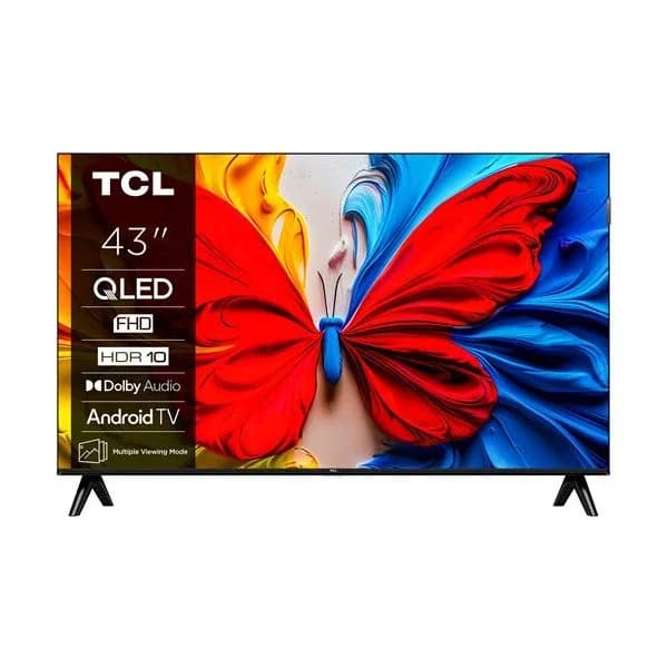 TV TCL 43" 43S5K FHD QLED Smart TV