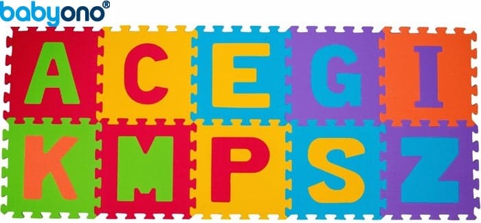 Baby Ono - Puzzle em espumas 10pcs letras