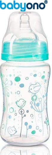 Baby Ono - Biberão anti-cólicas, 240 ml verde