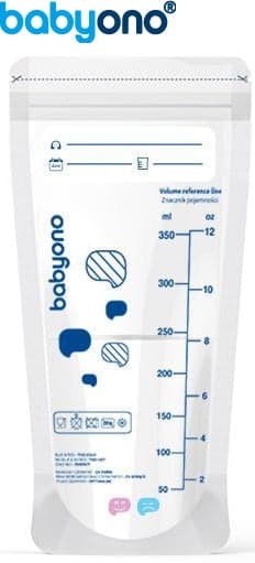 Baby Ono - Sacos de armazenamento de leite materno com indicador de calor