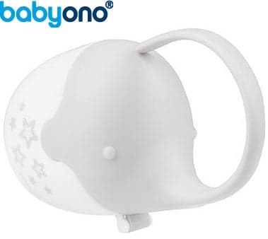 Baby Ono Porta-chupetas Cinza - BO832