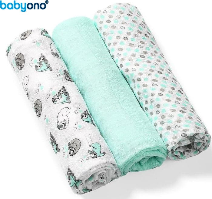 Baby Ono Fraldas de Fibra de Bambu Orgânico Natural Verde - BO291