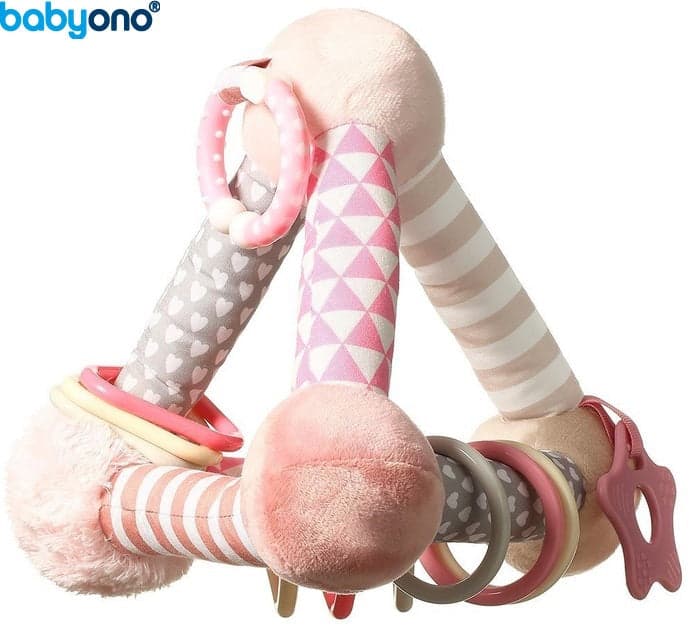 Baby Ono Brinquedo Tiny Yoga Collection Rosa - BO1355