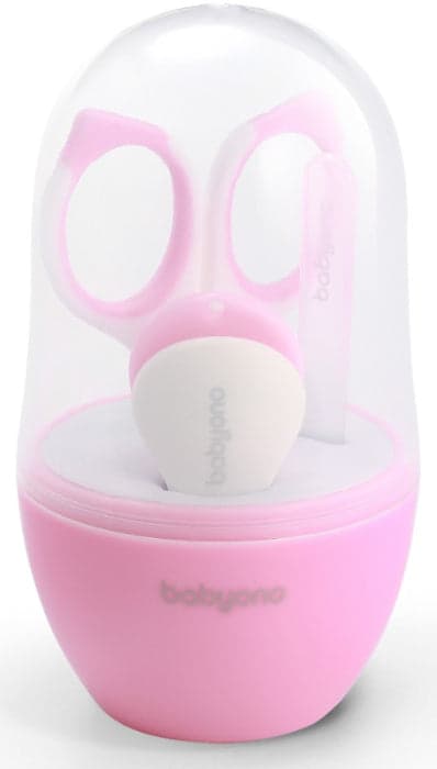 Babyono Take Care Conjunto de Manicure para Crianças Rosa