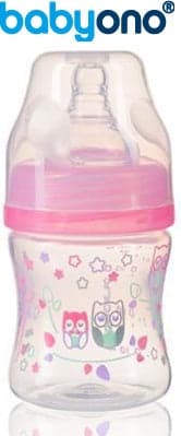 Baby Ono - Biberão anti-cólicas, 120 ml rosa