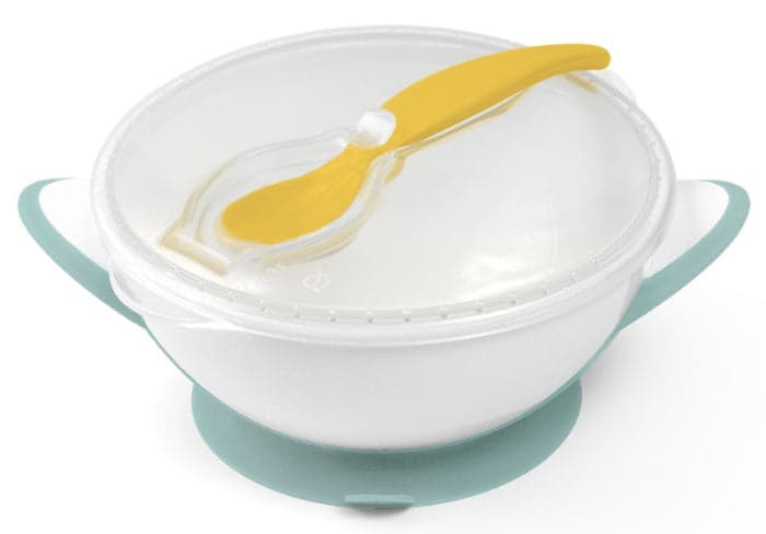 Baby Ono Prato com Ventosa e Colher Verde
